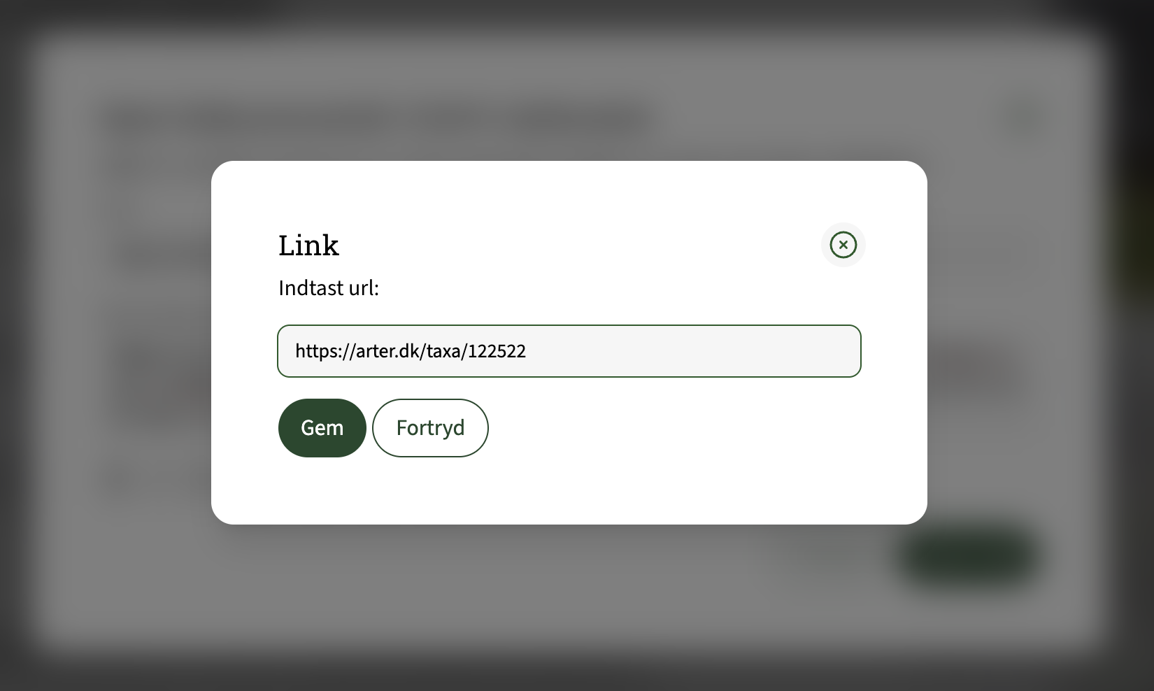 Forum Indsæt Link